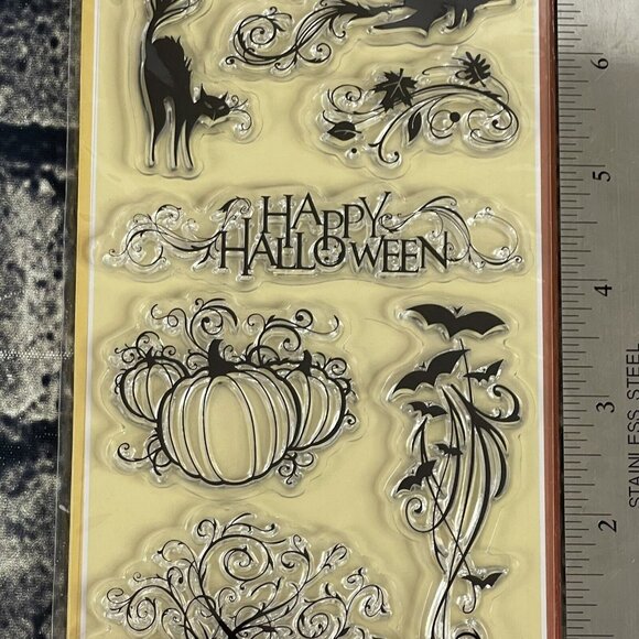 INKADINKADO 98302 CATS AND BATS Stamp set - Picture 4 of 8